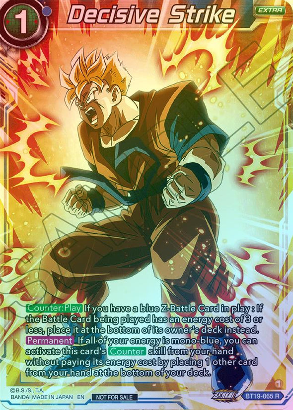 Decisive Strike - BT19-065 - Rare (Foil) available at 401 Games Canada