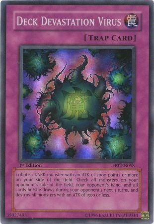 Deck Devastation Virus - FET-EN058 - Super Rare - 1st Edition available at 401 Games Canada