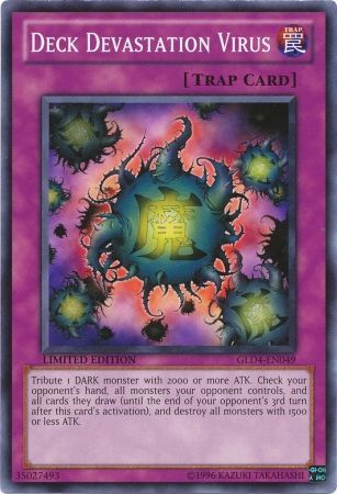 Deck Devastation Virus - GLD4-EN049 - Common - Limited Edition available at 401 Games Canada