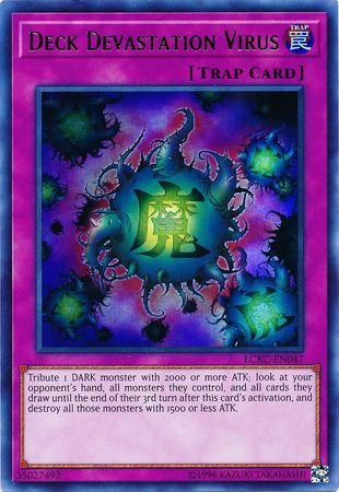 Deck Devastation Virus - LCKC-EN047 - Ultra Rare - Unlimited available at 401 Games Canada