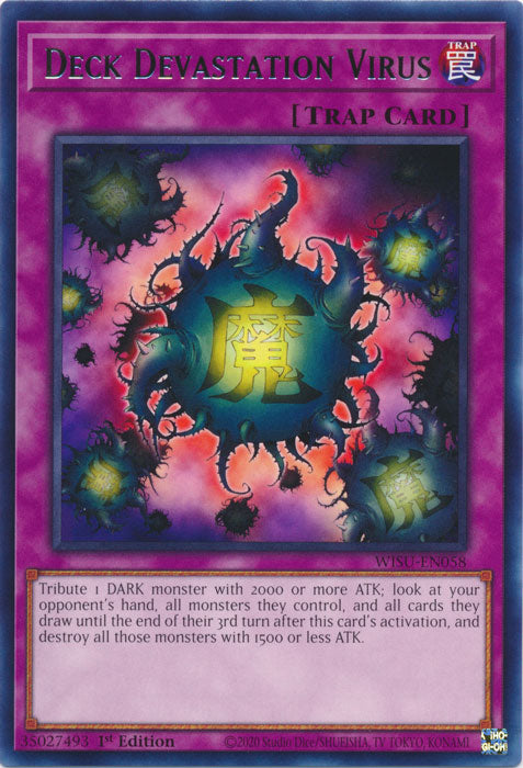 Deck Devastation Virus - WISU-EN058 - Rare - 1st Edition available at 401 Games Canada