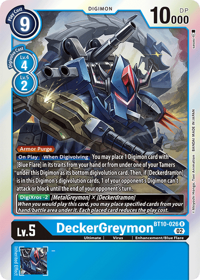 DeckerGreymon - BT10-026 - Rare available at 401 Games Canada