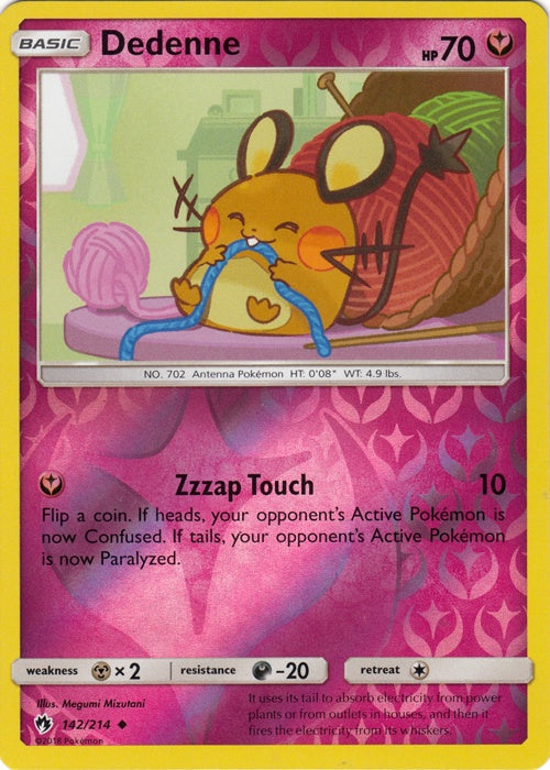 Dedenne - 142/214 - Uncommon - Reverse Holo available at 401 Games Canada