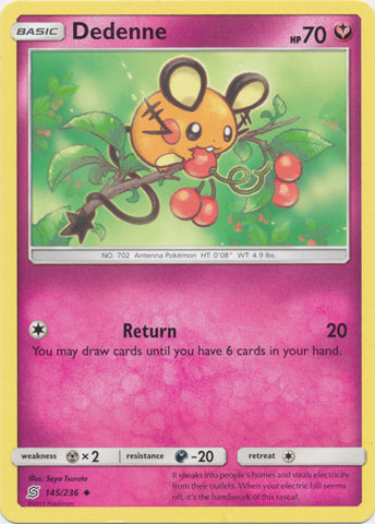 Dedenne - 145/236 - Uncommon available at 401 Games Canada