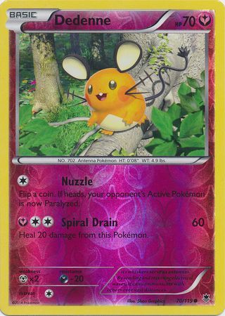 Dedenne - 70/119 - Common - Reverse Holo available at 401 Games Canada