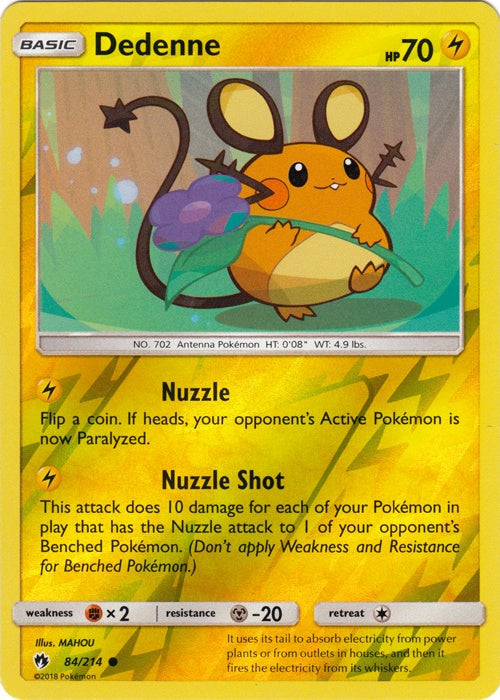 Dedenne - 84/214 - Common - Reverse Holo available at 401 Games Canada