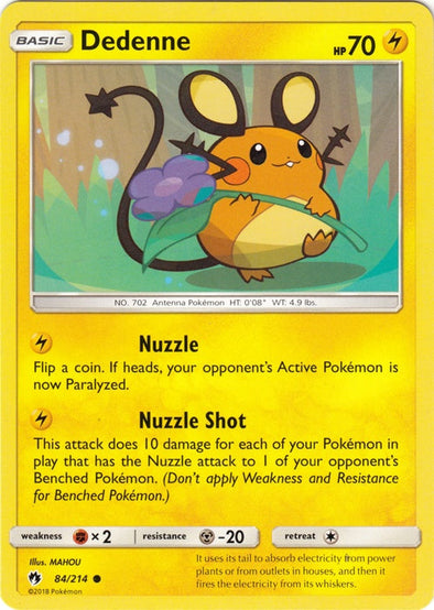 Dedenne - 84/214 - Common available at 401 Games Canada