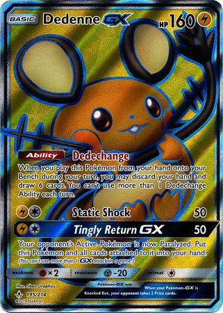 Dedenne GX - 195/214 - Full Art Ultra Rare available at 401 Games Canada