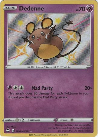 Dedenne - SV051/SV122 - Shiny Rare available at 401 Games Canada