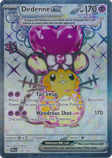 Dedenne ex - 239/193 - Full Art Ultra Rare available at 401 Games Canada