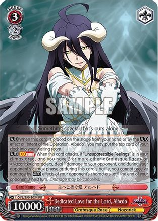 Dedicated Love for the Lord, Albedo - OVL/S99-E054 - Double Rare available at 401 Games Canada