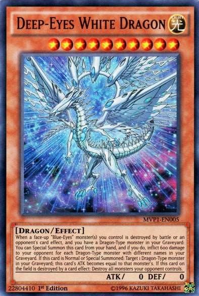 Deep-Eyes White Dragon - MVP1-EN005 - Ultra Rare - 1st Edition available at 401 Games Canada