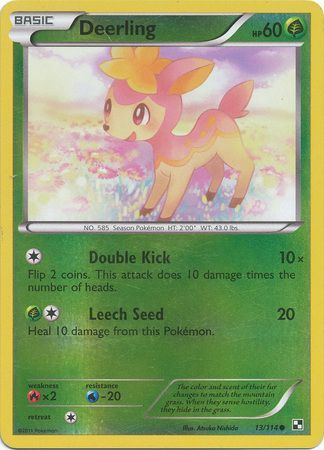 Deerling - 13/114 - Common - Reverse Holo available at 401 Games Canada