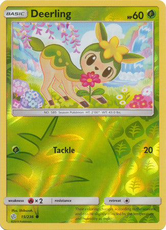 Deerling - 15/236 - Common - Reverse Holo available at 401 Games Canada