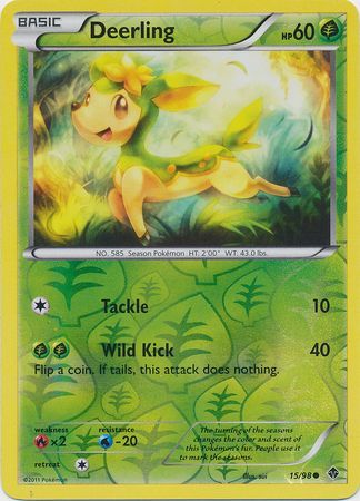 Deerling - 15/98 - Common - Reverse Holo available at 401 Games Canada