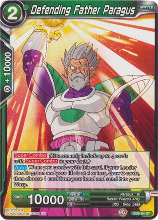 Defending Father Paragus - SD8-04 - Starter Rare (Reprint) available at 401 Games Canada