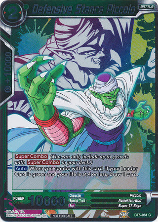 Defensive Stance Piccolo - BT5-061 - Event Pack Promo available at 401 Games Canada