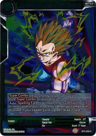 Defensive Stance SS Vegeta - BT5-059 - Common (FOIL) available at 401 Games Canada