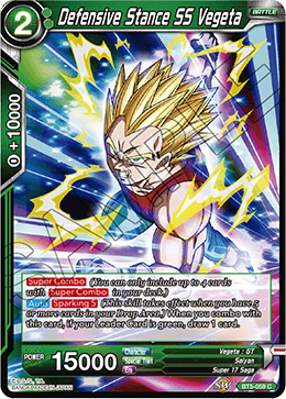 Defensive Stance SS Vegeta - BT5-059 - Common available at 401 Games Canada