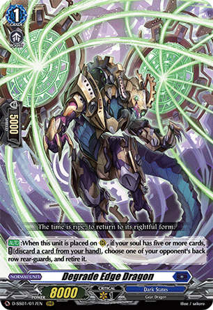 Degrade Edge Dragon - D-SS01/017 - Triple Rare available at 401 Games Canada