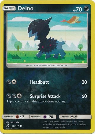 Deino - 60/111 - Common - Reverse Holo available at 401 Games Canada