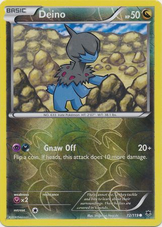 Deino - 72/119 - Common - Reverse Holo available at 401 Games Canada