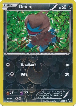 Deino - 77/101 - Common - Reverse Holo available at 401 Games Canada