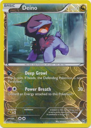 Deino - 93/124 - Common - Reverse Holo available at 401 Games Canada