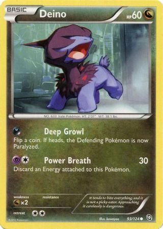 Deino - 93/124 - Common available at 401 Games Canada