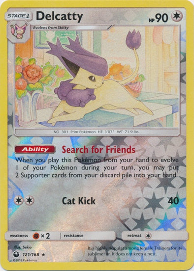 Delcatty - 121/168 - Holo Rare - Reverse Holo available at 401 Games Canada