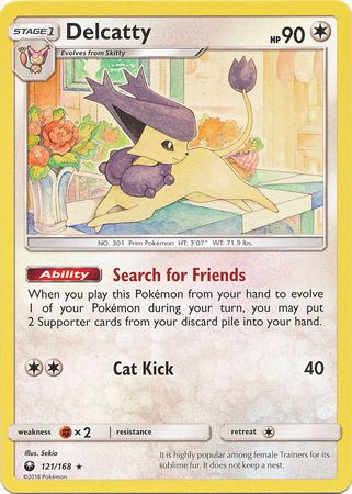 Delcatty - 121/168 - Rare - Theme Deck Exclusive available at 401 Games Canada