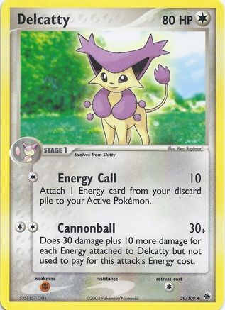 Delcatty - 29/109 - Uncommon (No "e" Symbol) available at 401 Games Canada