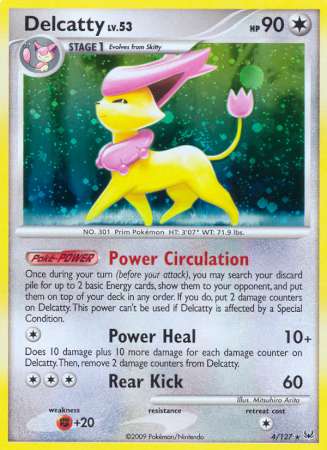 Delcatty - 4/127 - Holo Rare available at 401 Games Canada