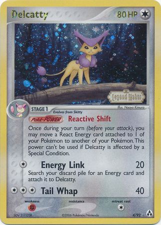 Delcatty - 4/92 - Holo Rare - Reverse Holo available at 401 Games Canada