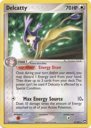 Delcatty - 8/108 - Rare - Theme Deck Exclusive available at 401 Games Canada