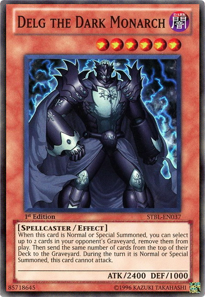 Delg the Dark Monarch - STBL-EN037 - Super Rare - 1st Edition available at 401 Games Canada