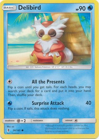 Delibird - 26/145 - Common available at 401 Games Canada