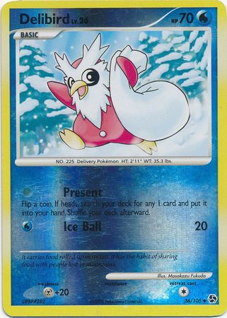 Delibird - 36/106 - Uncommon - Reverse Holo available at 401 Games Canada