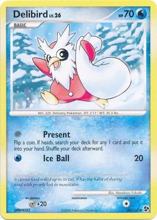 Delibird - 36/106 - Uncommon available at 401 Games Canada