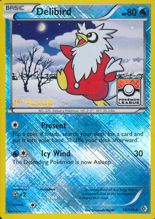 Delibird - 38/149 - League Promo (1st Place) available at 401 Games Canada