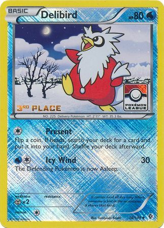 Delibird - 38/149 - League Promo (3rd Place) available at 401 Games Canada