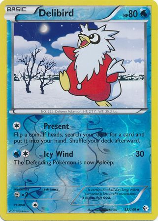 Delibird - 38/149 - Uncommon - Reverse Holo available at 401 Games Canada