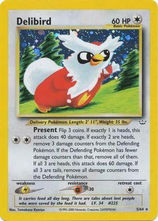 Delibird - 5/64 - Holo - Unlimited available at 401 Games Canada