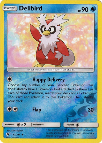 Delibird - 57/214 - Uncommon - Reverse Holo available at 401 Games Canada