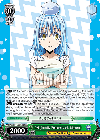 Delightfully Embarrassed, Rimuru - TSK/S101-E025S - Super Rare available at 401 Games Canada