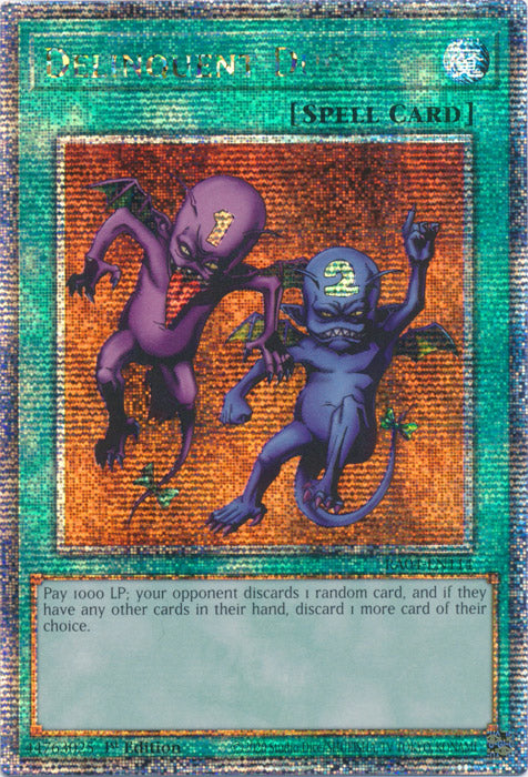 Delinquent Duo - RA04-EN114 - Quarter Century Secret Rare - 1st Edition