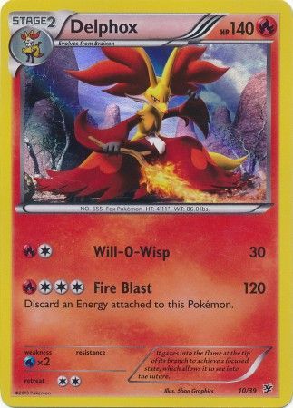 Delphox - 10/39 - Holo available at 401 Games Canada