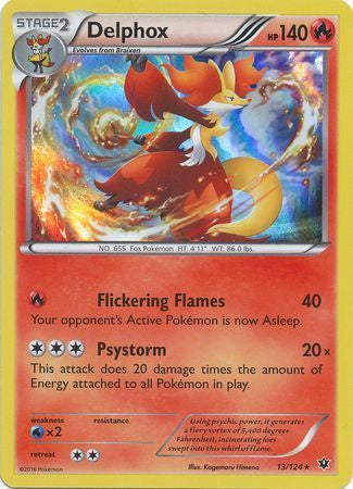 Delphox - 13/124 - Holo Rare available at 401 Games Canada