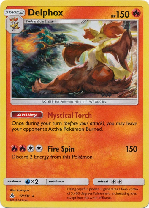 Delphox - 17/131 - Holo Rare available at 401 Games Canada