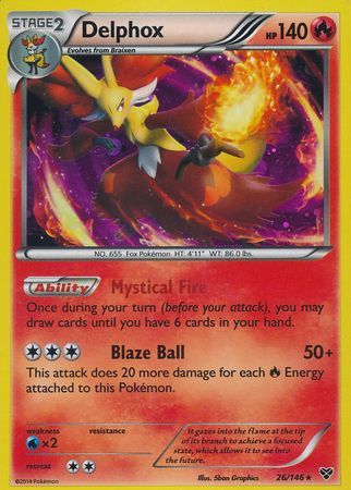 Delphox - 26/146 - Alternate Holo - Promo available at 401 Games Canada